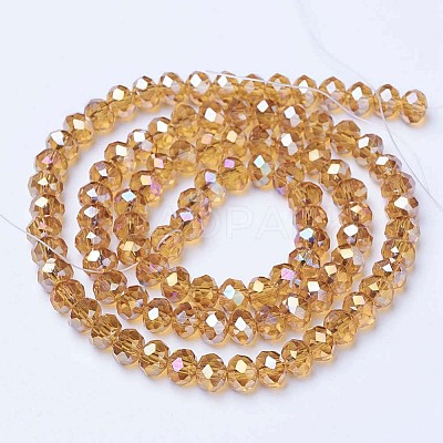 Electroplate Glass Beads Strands LS-EGLA-A034-T1mm-B05-1
