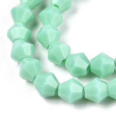 Opaque Solid Color Imitation Jade Glass Beads Strands LS-EGLA-A039-P6mm-D20-1