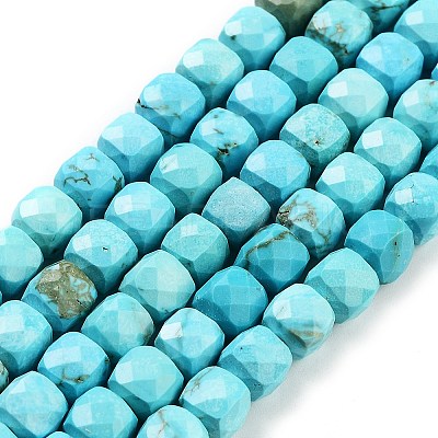 Dyed Natural Turquoise Beads Strands G-H028-A04-01-1