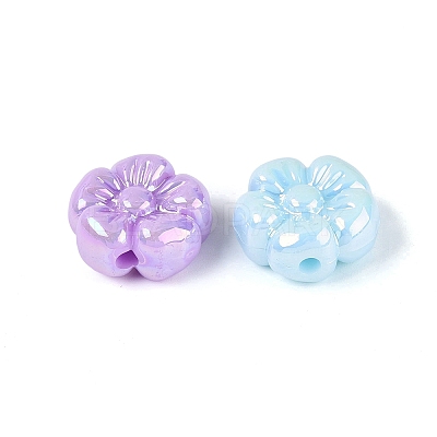 UV Plating Opaque ABS Plastic Beads KY-Q006-03-1