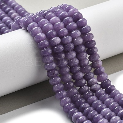 Natural White Jade Beads Strands G-E507-01T-1