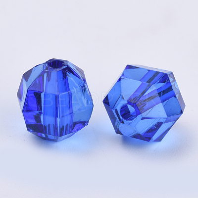Transparent Acrylic Beads TACR-Q256-6mm-V44-1