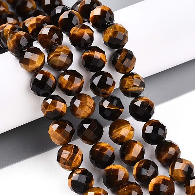 Natural Tiger Eye Beads Strands G-S345-10mm-22-1