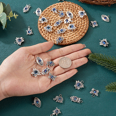 6Pcs Tibetan Style Alloy Pendant PALLOY-TA00004-1