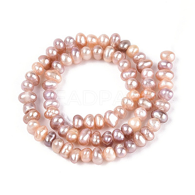 Natural Cultured Freshwater Pearl Beads Strands PEAR-N025-01B-1