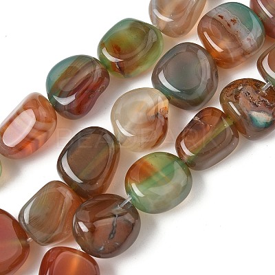 Natural Agate Beads Strands G-H295-D01-15-1
