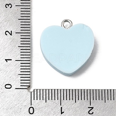 Opaque Resin Pendants RESI-C079-04D-1