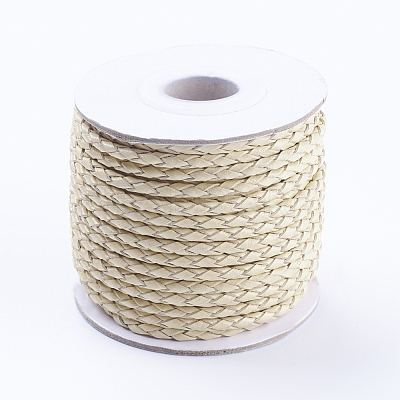Round Braided Cowhide Cords WL-L009-01N-1