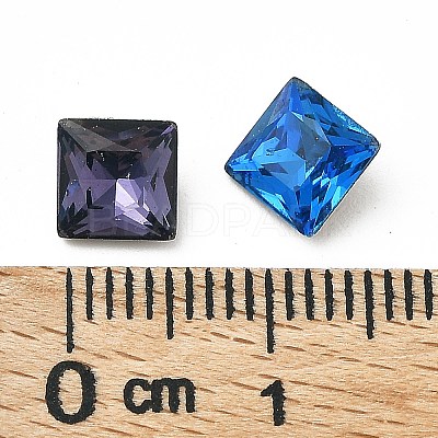 K9 Glass Rhinestone Cabochons GGLA-Z001-02-1