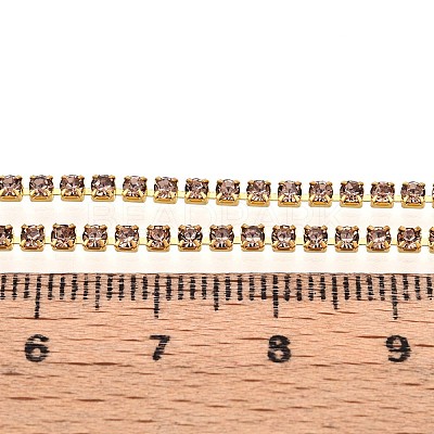 Iron Rhinestone Cup Chains CH-T006-02A-03-1