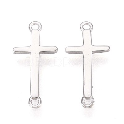 925 Sterling Silver Connector Charms STER-N016-98P-1