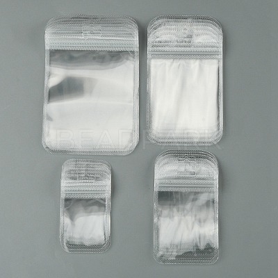 30Pcs Transparent Plastic Resealable Packaging Bags OPP-FS0001-06C-1