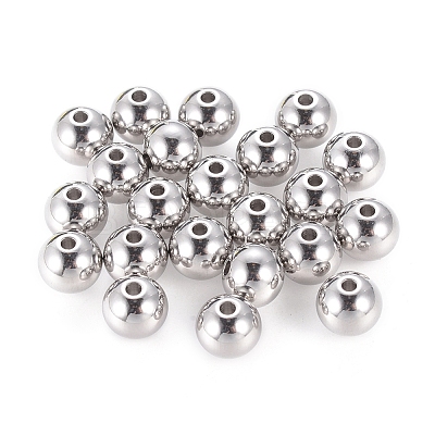 Non-Tarnish Stainless Steel Beads LS-X-STAS-R033-8mm-1