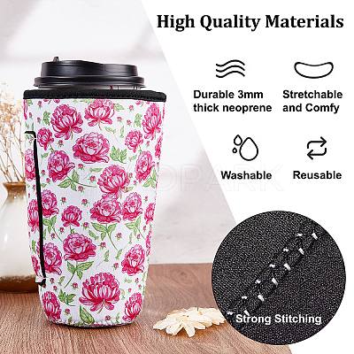 Neoprene Cup Sleeve AJEW-WH0302-002-1