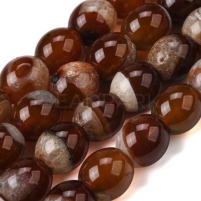 Natural Agate Beads Strands G-F820-J01-01-1