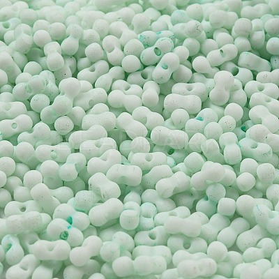 Macaron Color Opaque Frosted Glass Seed Beads SEED-K009-12B-07-1