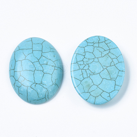 Synthetic Turquoise Cabochons TURQ-S291-01G-01-1