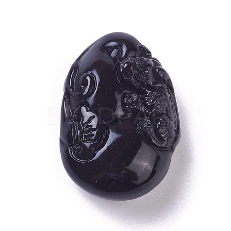 Feng Shui Natural Obsidian Pendants G-I226-08-1
