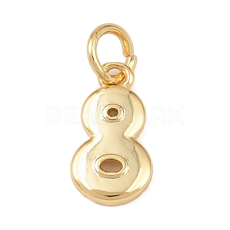 Brass Charms KK-G544-10G-08-1