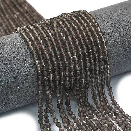 Natural Smoky Quartz Beads Strands G-A260-A53-01-1