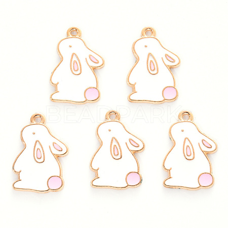 Alloy Enamel Pendants ENAM-R059-12-RS-1