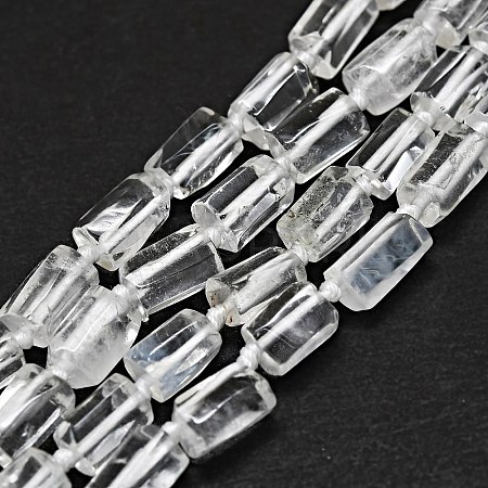 Natural Quartz Crystal Beads Strands G-O170-137-1