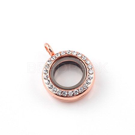 Alloy Glass Crystal Rhinestone Pendants PALLOY-TAC0017-01D-1