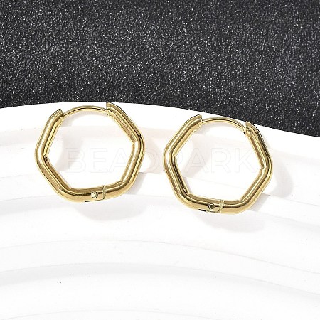 201 Stainless Steel Hoop Earrings EJEW-Z137-02G-04-1