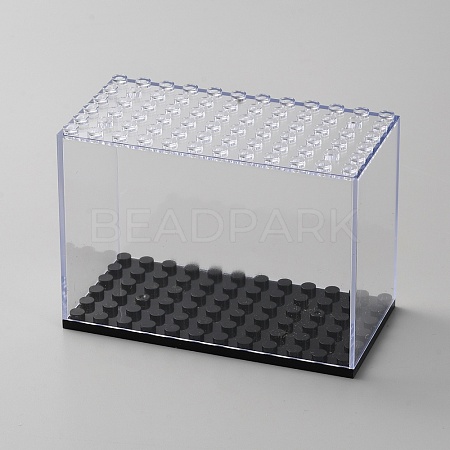 Transparent Plastic Minifigure Display Cases LS-ODIS-WH0070-08-1