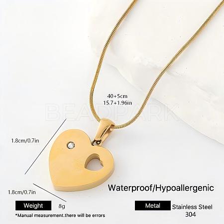 304 Stainless Steel Pendant Necklaces BF9945-4-1