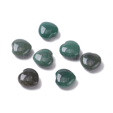 Natural Jade Heart Love Stone G-K416-04G-1