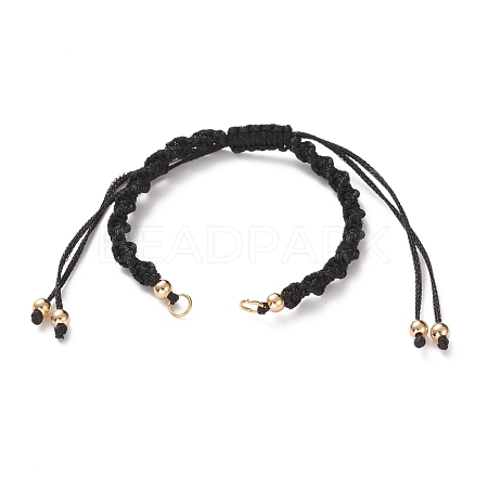 Adjustable Polyester Braided Cord Bracelet Making AJEW-JB00848-02-1
