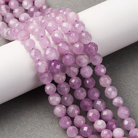 Natural Kunzite Beads Strands G-P587-B01-02-1