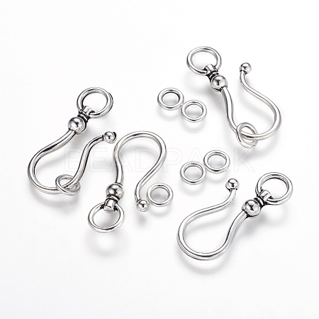 Tibetan Style S Hook Clasps LF5091Y-1