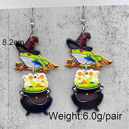 Halloween Acrylic Dangle Earrings FS-WG50B17-03-1