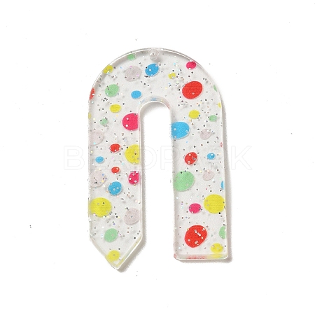 Acrylic Pendants OACR-H113-01G-1