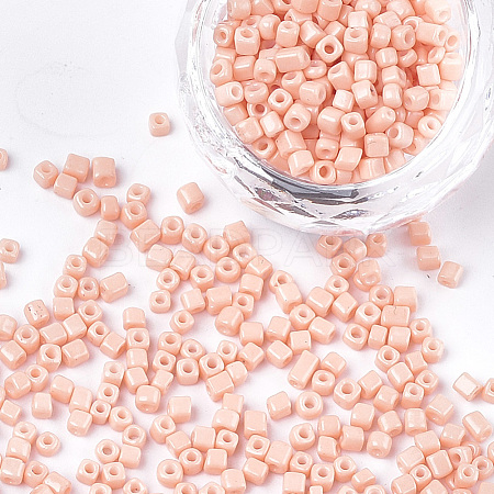 Baking Paint Glass Beads SEED-S023-11A-08-1