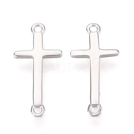 925 Sterling Silver Connector Charms STER-N016-98P-1