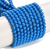 Synthetic Turquoise Beads Strands G-U004-02D-1