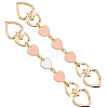 2Pcs 2 Colors Alloy Enamel Purse Strap Extenders PURS-BBC0001-07B-1