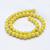 Natural Lava Rock Beads Strands G-F531-6mm-G15-2