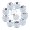 Transparent Plastic Ring Boxes OBOX-CA0001-001B-8