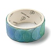 Round Adhesive Decorative Paper Tapes DIY-M052-01H-2