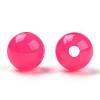 Opaque Plastic Beads X-KY-T005-6mm-625-2