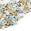 Pointed Back Glass Rhinestone Cabochons RGLA-C003-01A-07-1