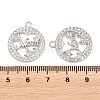 Alloy with Crystal Rhinestone Pendants FIND-C095-07P-3