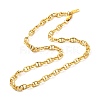 Brass Mariner Link Chains Necklaces X-NJEW-JN03718-2