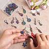 DIY Drop Earring Making Finding Kits DIY-SZ0008-28-3