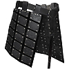 PU Leather Medieval Thigh Armor AJEW-WH20009-33-1