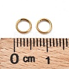 Ion Plating(IP) 304 Stainless Steel Open Jump Rings STAS-R060-5x0.7-G-3